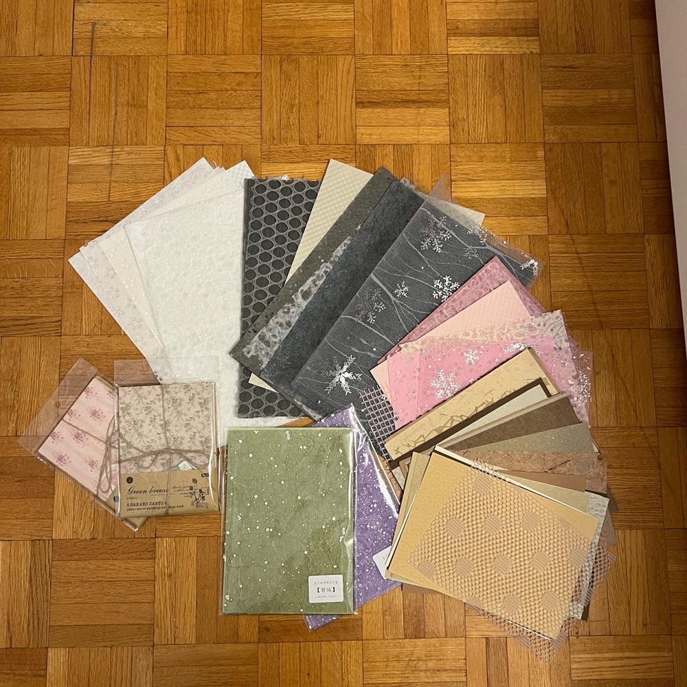 Lot of Mixed papers for journaling / scrapbooking